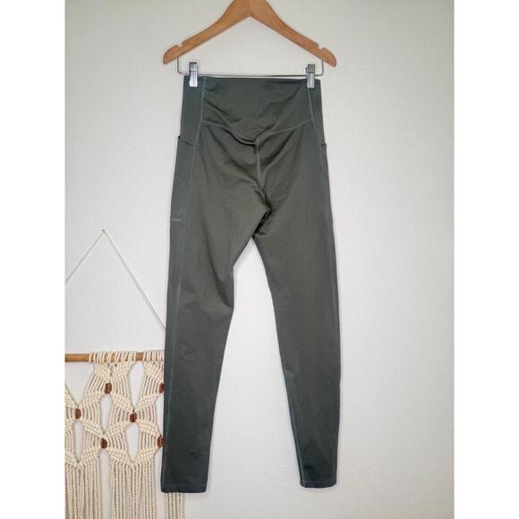 Girlfriend Collective Legging Activewear Sz S Sage Green High waist Athlesiure - Picture 8 of 8